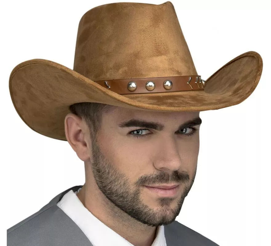 Translation missing: en.Sombrero de Vaquero Marrón con Cinta
