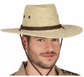 Sombrero de Vaquero o Explorador Marrón de Tela