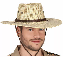 Brown Cloth Cowboy or Explorer Hat