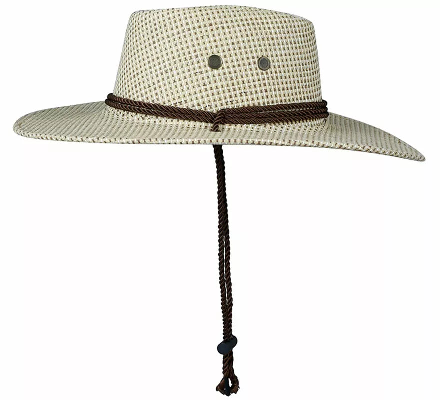 Sombrero de Vaquero o Explorador Marrón de Tela