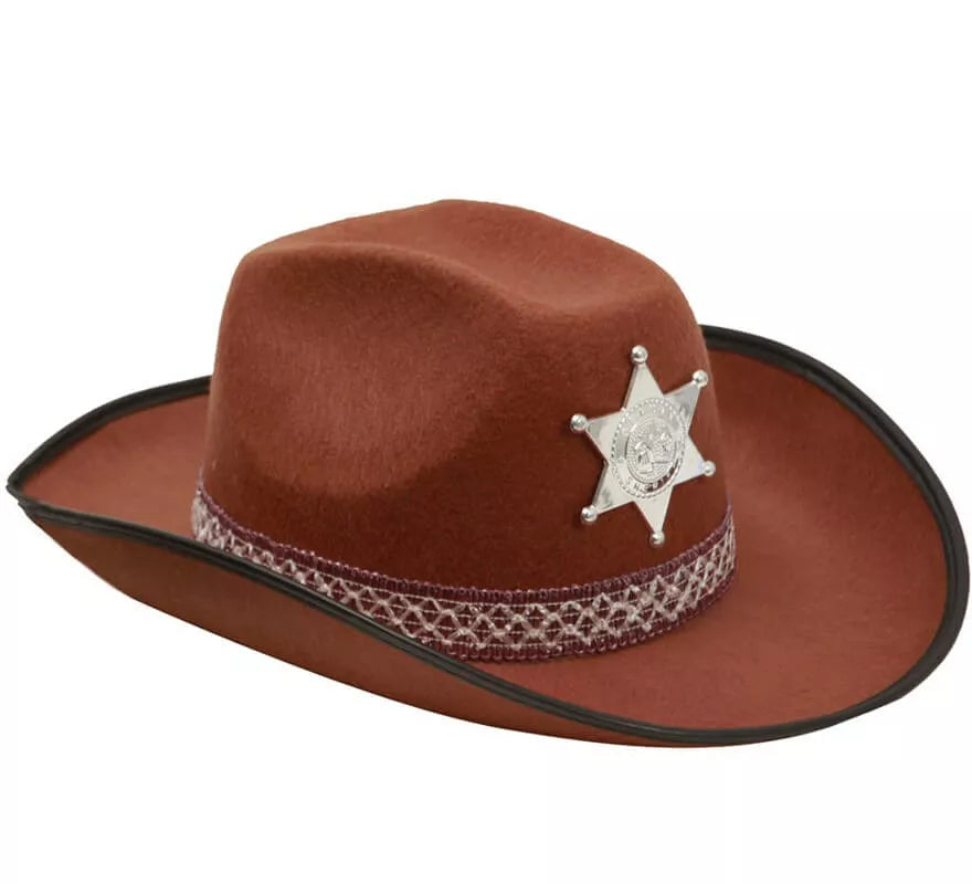 Translation missing: en.Sombrero de Vaquero para adultos marrón