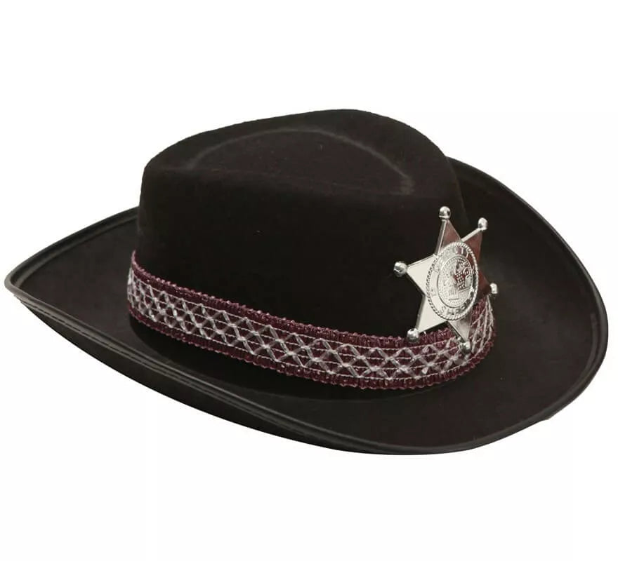Translation missing: en.Sombrero de Vaquero para niños negro