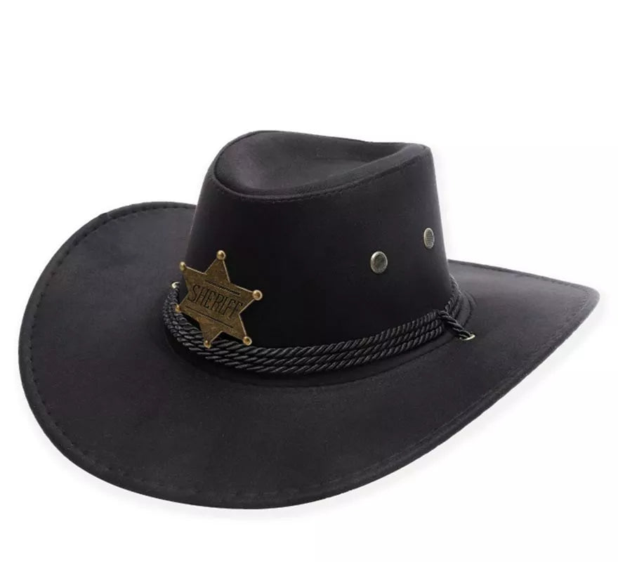 Translation missing: en.Sombrero de Vaquero Sheriff en varios colores adulto