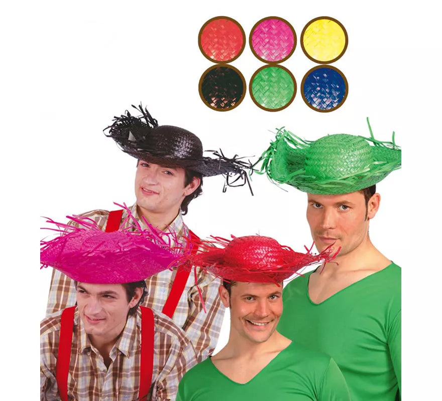 Translation missing: en.Sombrero Espantapájaros paja de colores
