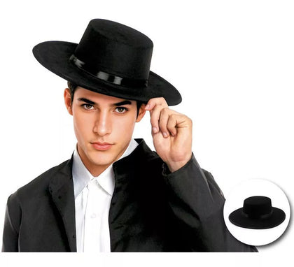 Sombrero fieltro Cordobés negro adulto