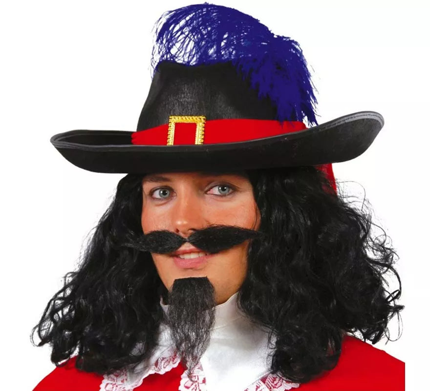 Translation missing: en.Sombrero fieltro negro de Mosquetero