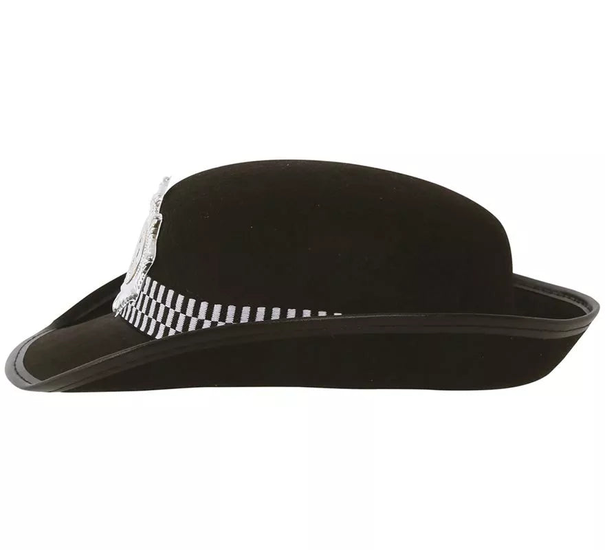 Sombrero fieltro Policia
