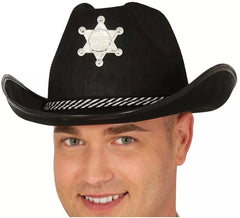 Black Sheriff Felt Hat