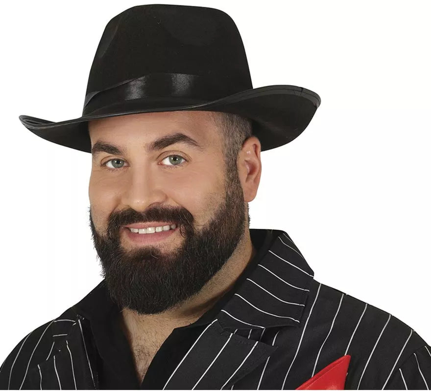 Sombrero gangster negro