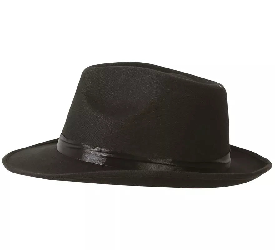 Sombrero gangster negro