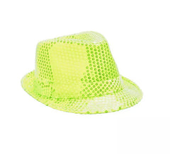 Sequin Gangster Hat in assorted colours