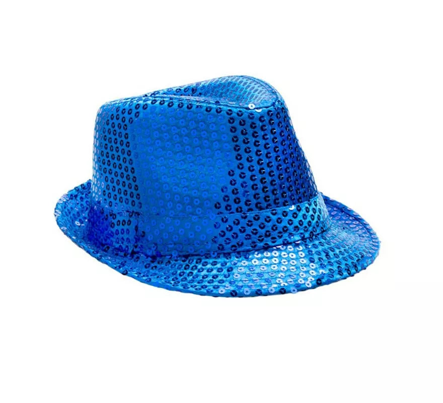 Sombrero Gánster de lentejuelas en varios colores