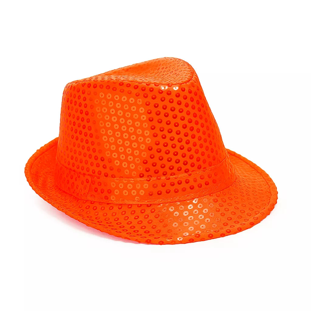 Sombrero Gánster de lentejuelas en varios colores