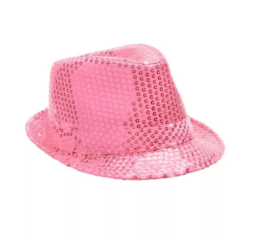 Sombrero Gánster de lentejuelas en varios colores