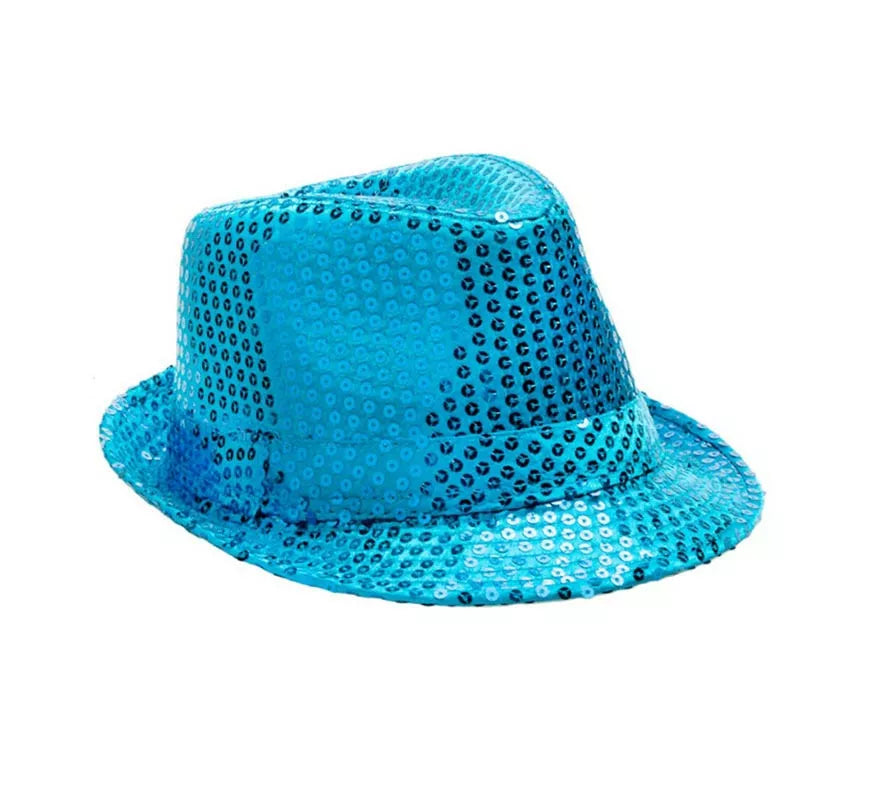 Sombrero Gánster de lentejuelas en varios colores