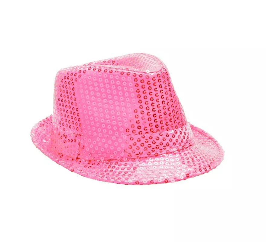 Sombrero Gánster de lentejuelas en varios colores