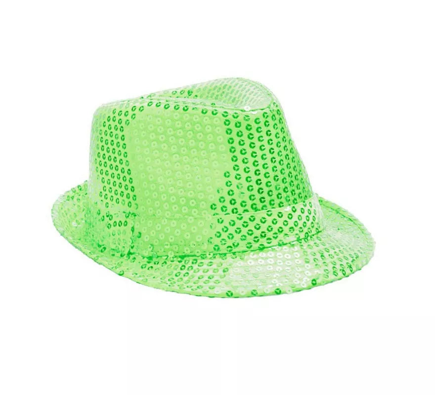 Sombrero Gánster de lentejuelas en varios colores