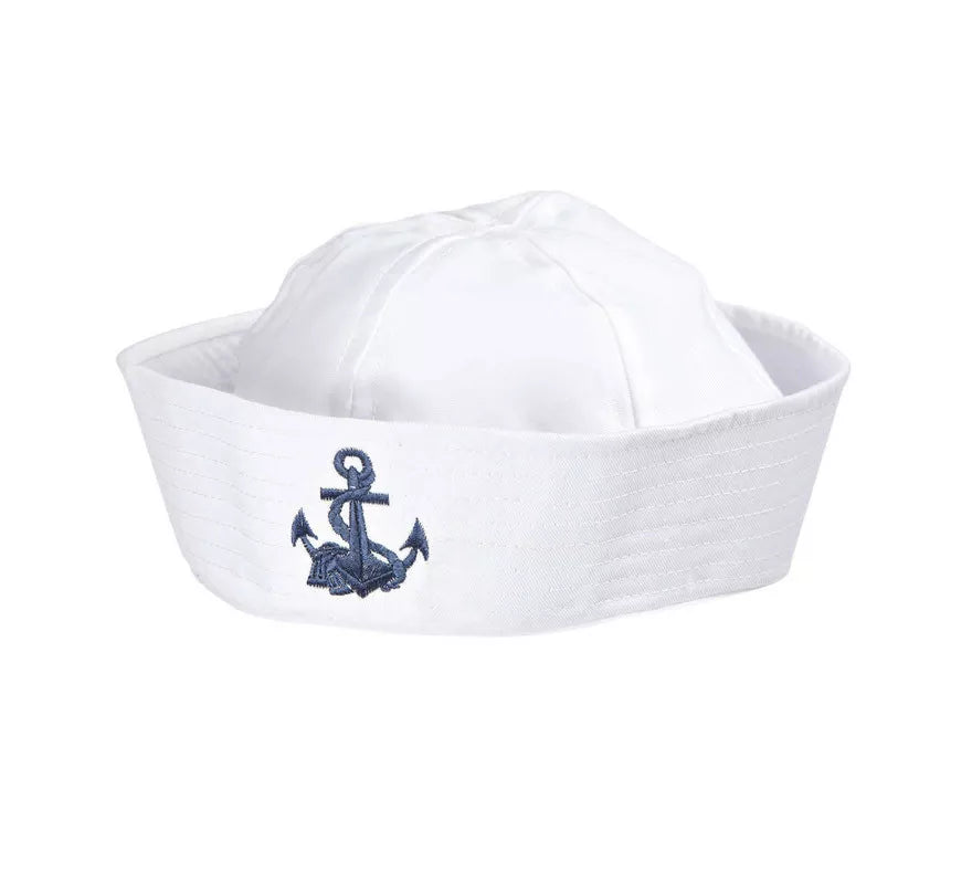 Sombrero Marinero con Ancla Azul Oscuro