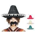 Sombrero Mexicano infantil de 35 cm colores surtidos
