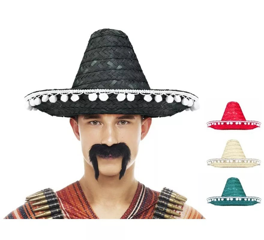 Translation missing: en.Sombrero Mexicano Liso adulto colores surtidos