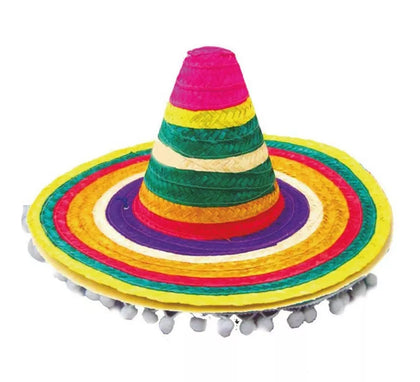 Sombrero Mexicano multicolor adulto de 53 cm