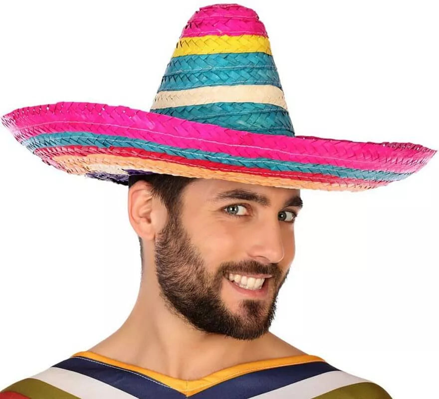 Translation missing: en.Sombrero Mexicano Multicolor de 50 cm de diámetro