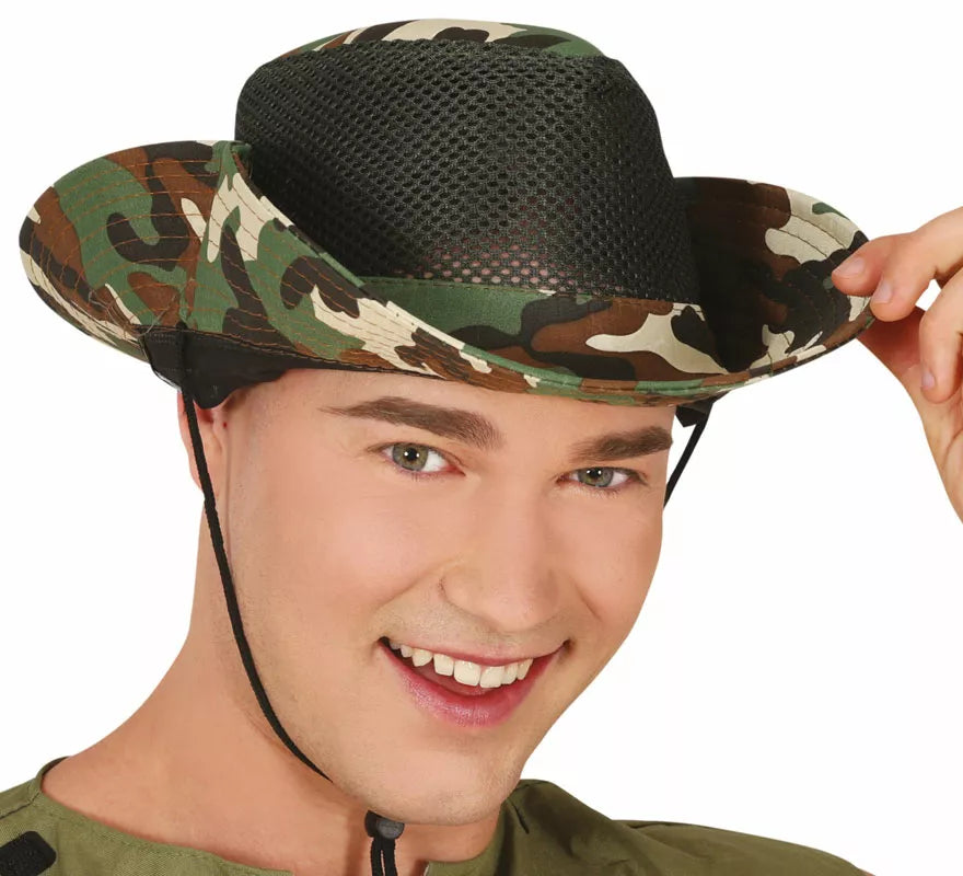 Translation missing: en.Sombrero Militar con rejilla adulto