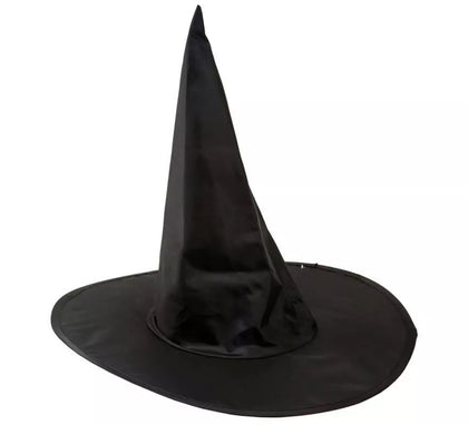 Sombrero negro básico de Bruja