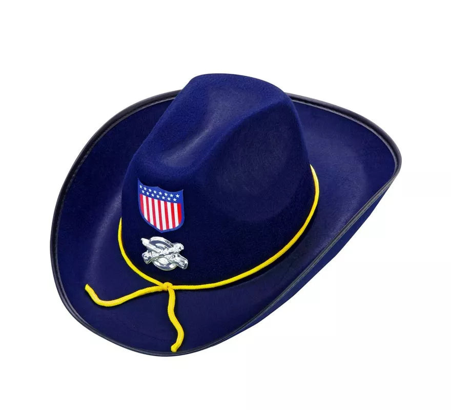 Sombrero Soldado Unionista Nordista Americano de fieltro adulto