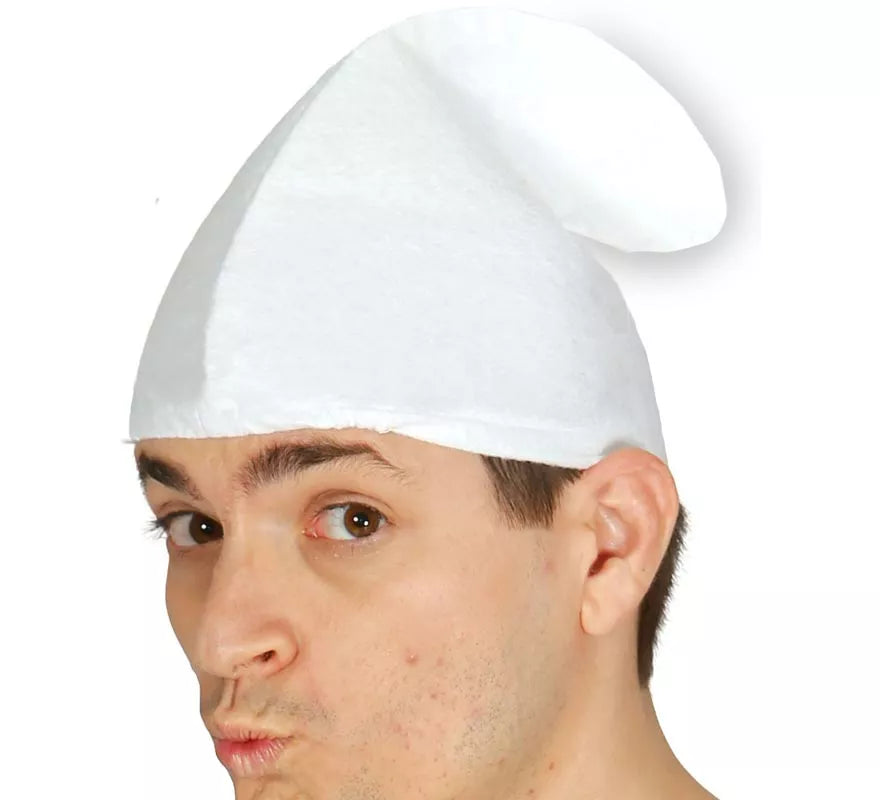 Sombrero o Gorro de Enanito blanco