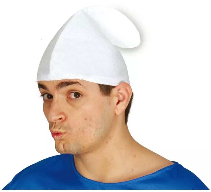 Sombrero o Gorro de Enanito blanco
