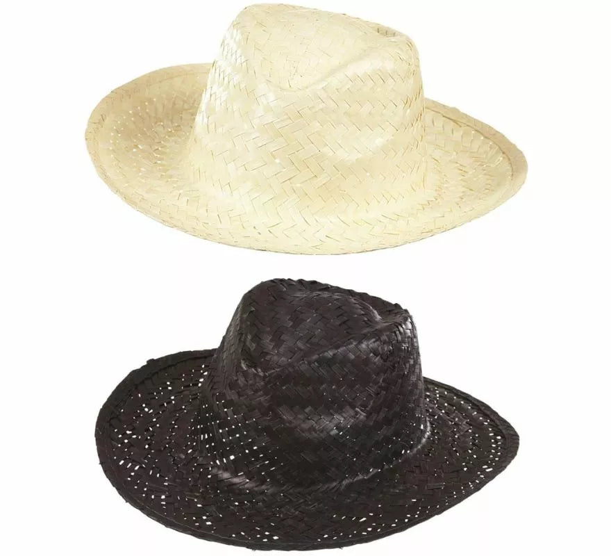 Sombrero Panamá tejido de palma en varios colores