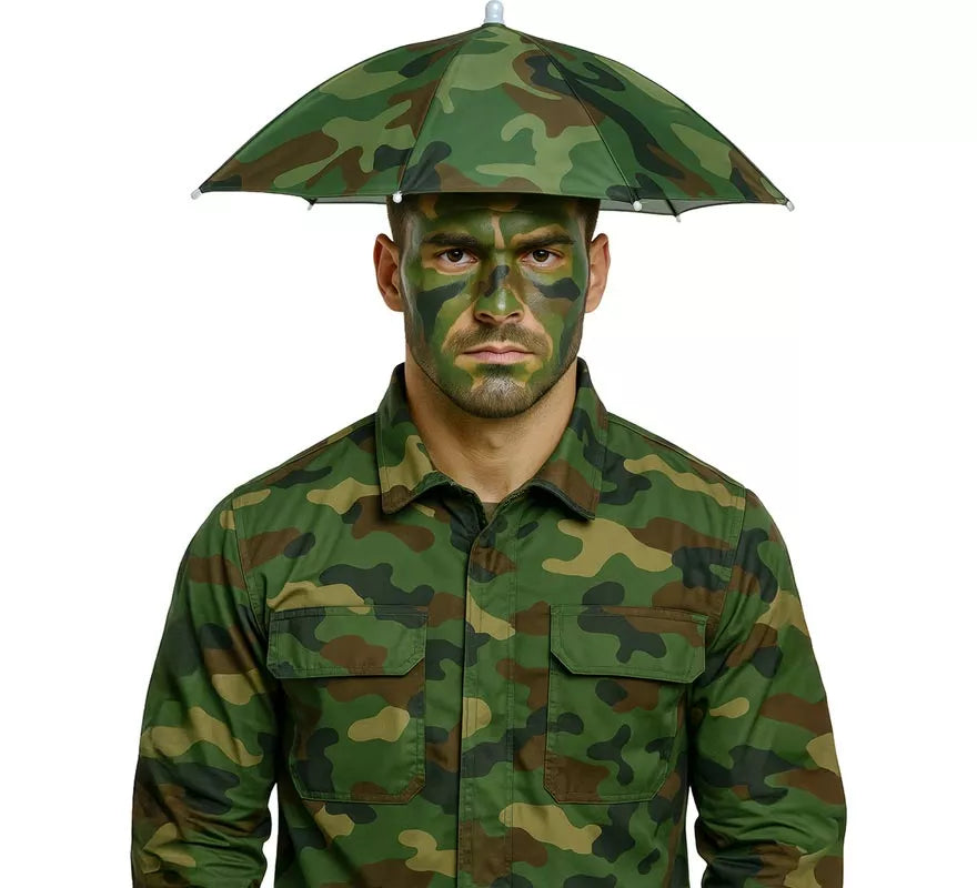 Sombrero Paraguas Militar de 70 cm