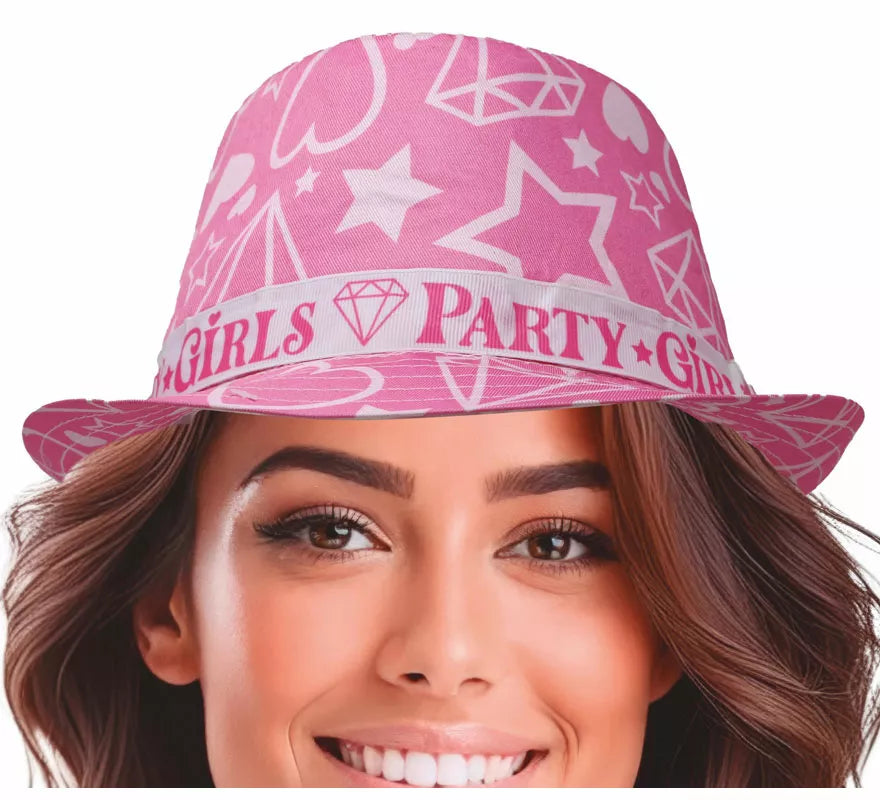 Translation missing: en.Sombrero Party Girls estrellas rosa adulto