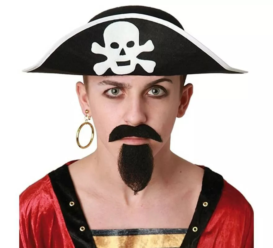 Translation missing: en.Sombrero Pirata con Calavera en tallas infantil y adulto