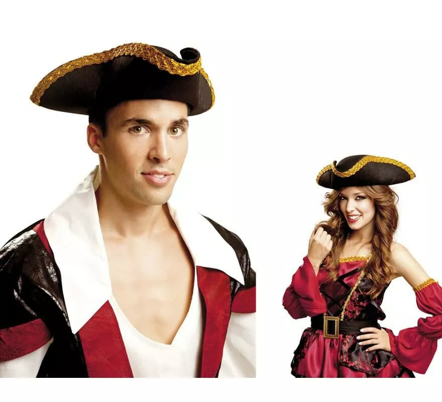 Translation missing: en.Sombrero Pirata Deluxe para adultos
