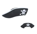 Sombrero Pirata negro con calavera adulto