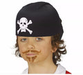 Sombrero Pirata Negro de Tela Infantil