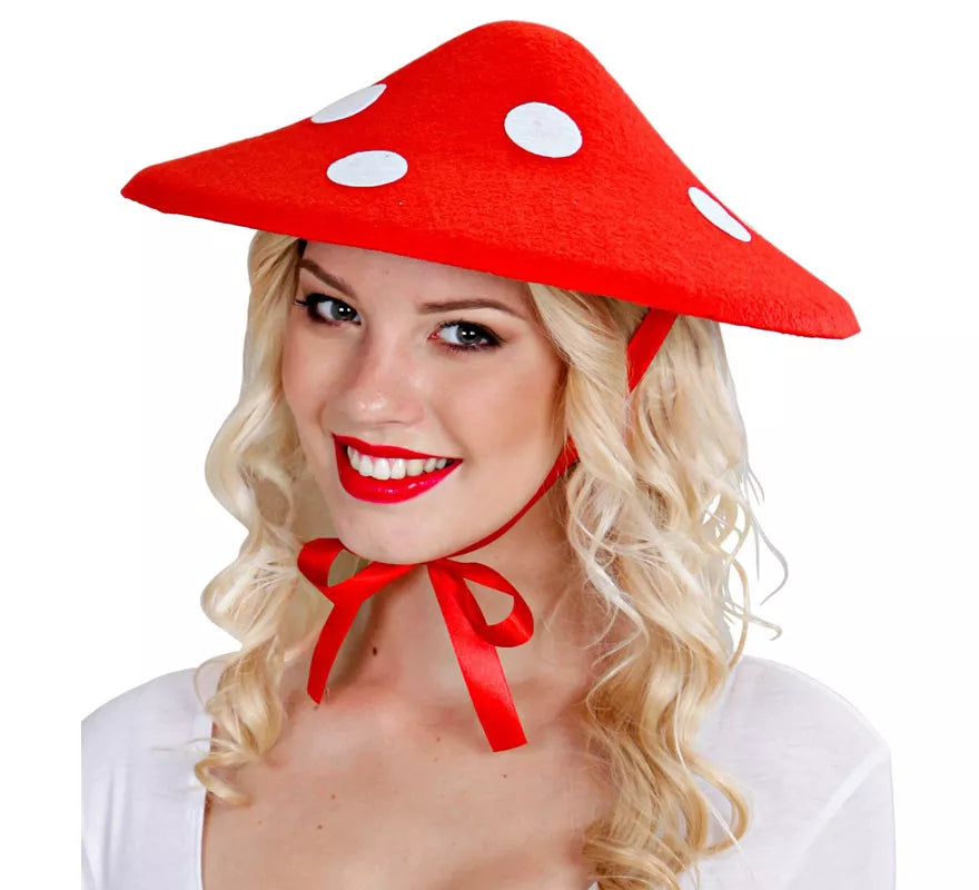 Sombrero Seta Rojo de Fieltro