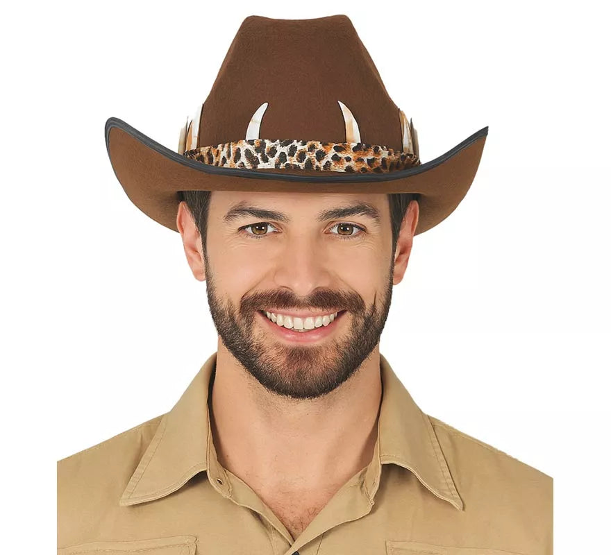 Sombrero Vaquero Australiano marrón adultos