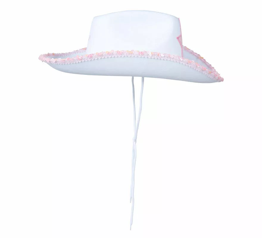 Sombrero Vaquero Blanco con Estrella