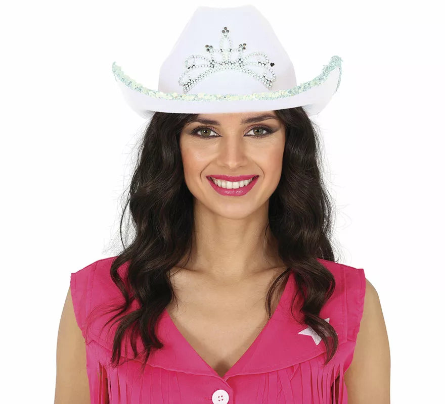 Sombrero Vaquero de fieltro en varios colores adulto