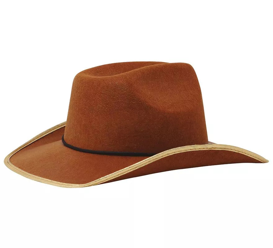 Sombrero Vaquero de fieltro marrón