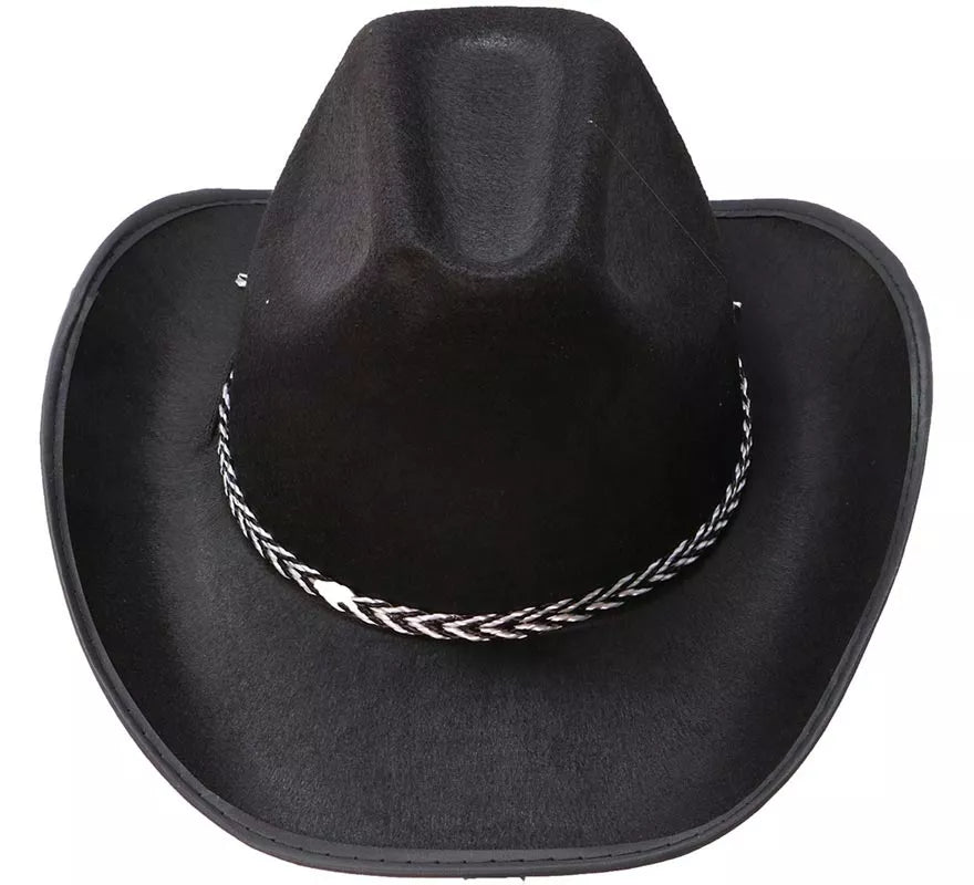 Sombrero Vaquero de fieltro negro
