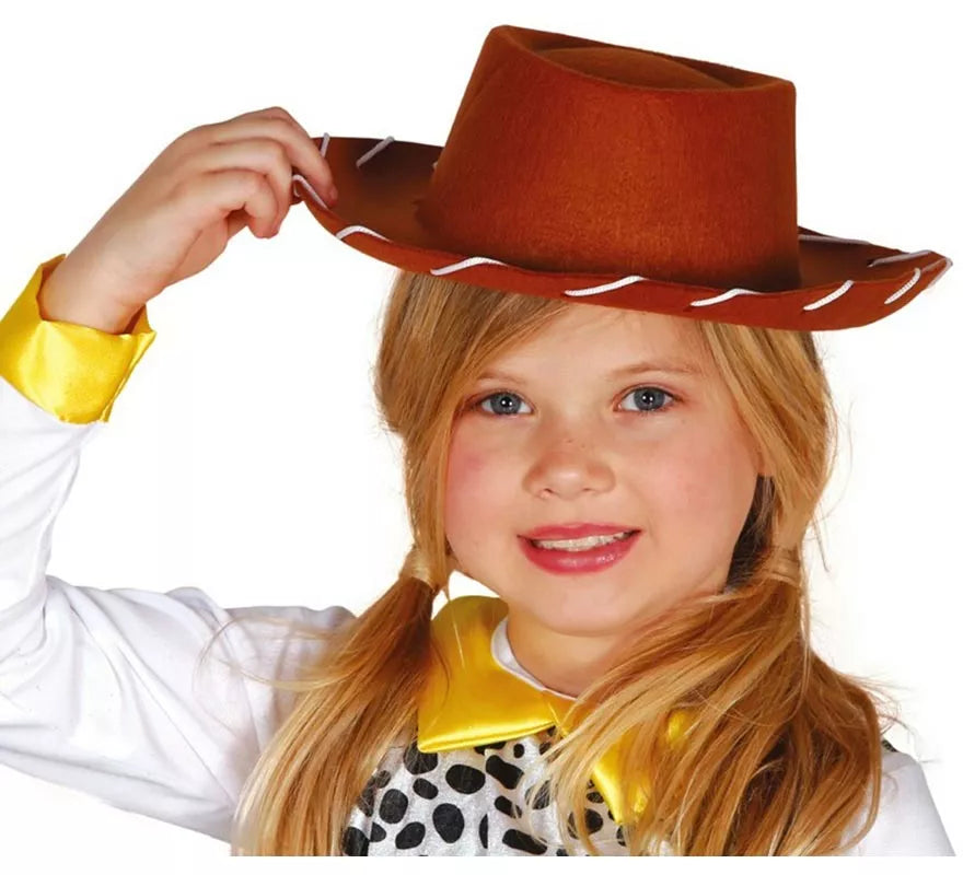 Sombrero vaquero de fieltro para niños