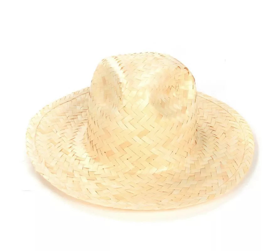 Translation missing: en.Sombrero Vaquero de Paja natural adulto