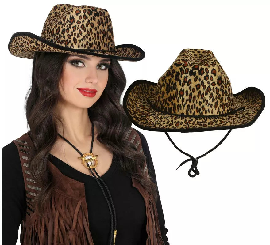 Translation missing: en.Sombrero Vaquero Leopardo adultos