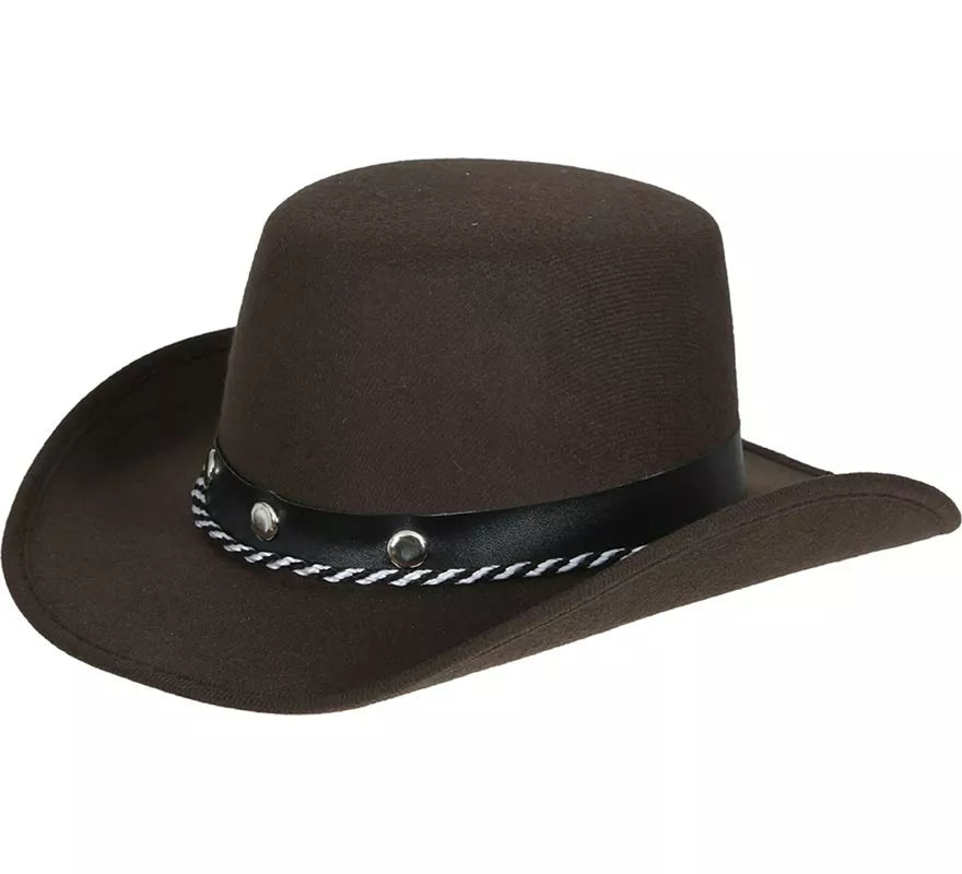 Sombrero Vaquero marrón Fieltro infantil