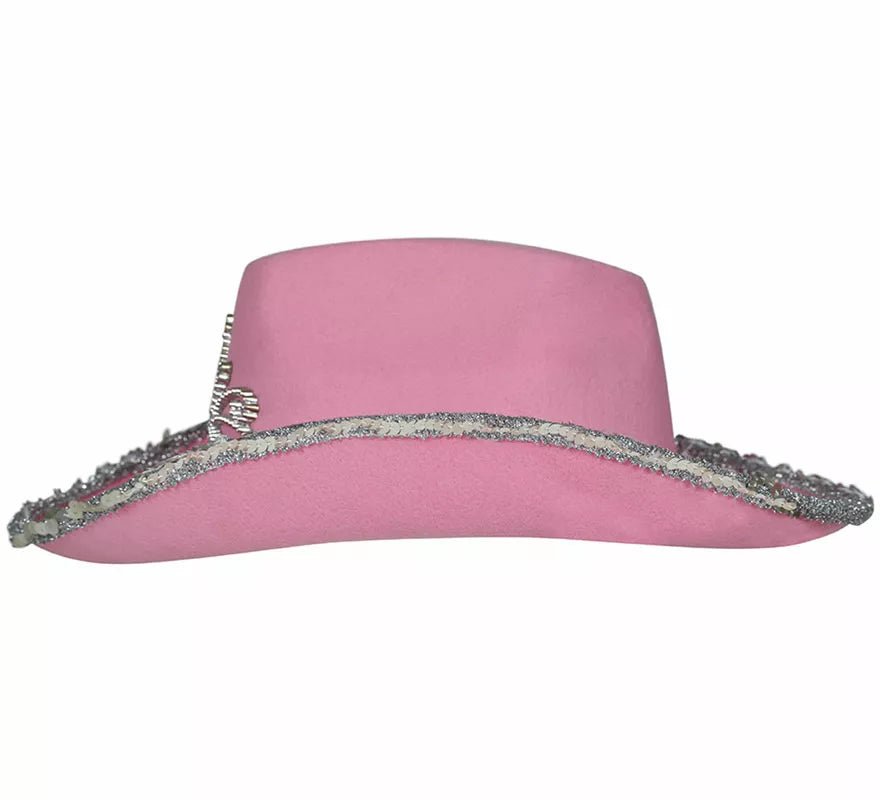 Translation missing: en.Sombrero Vaquero rosa de fieltro infantil