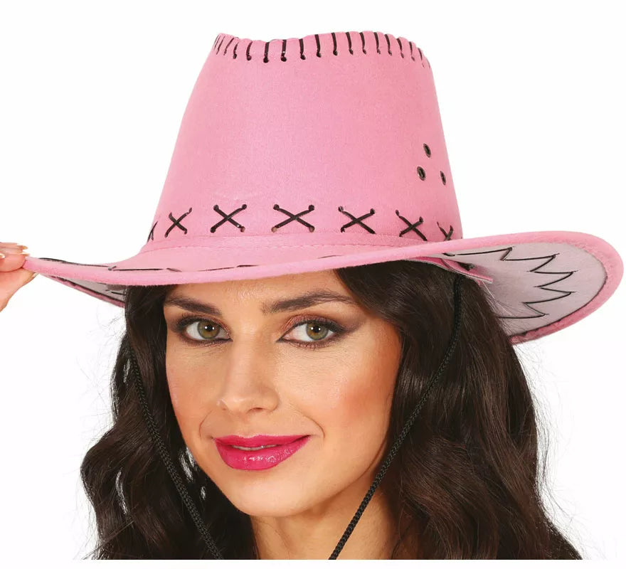 Translation missing: en.Sombrero Vaquero Similpiel en varios colores adulto